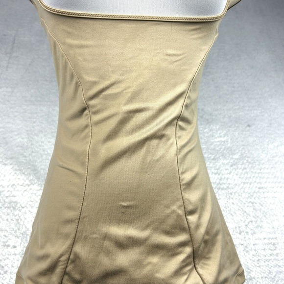 Maidenform Control Shapewear Wear‎ Your Own Bra Open Bust Torsette 1866 Beige XL - Picture 4 of 13